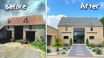 4 years renovation Timelapse before after
