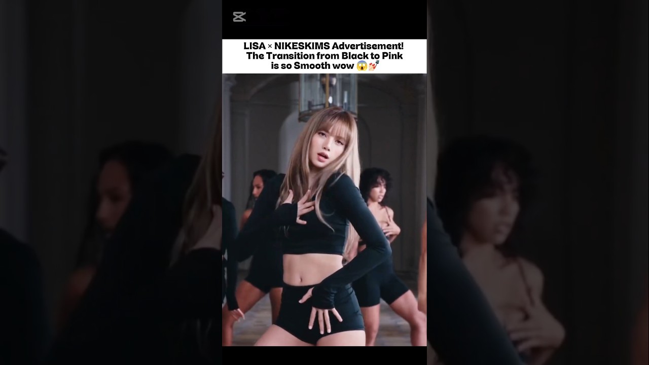 Lisa's new dance for Nike👀💅🏻