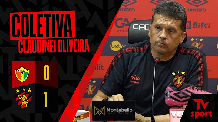 COLETIVA DE CLAUDINEI OLIVEIRA (BRUSQUE X SPORT)