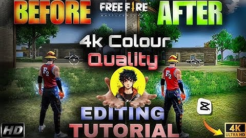 How To Increase Free Fire Video Quality 🤯 In Capcut || Free Fire HDR Quality Tutorial In Android 🔥