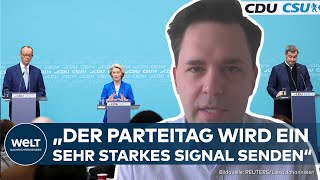 CDU-PARTEITAG: Unstimmigkeit innerhalb der Partei – Fehlt Angela Merkels Präsenz? | WELT Interview