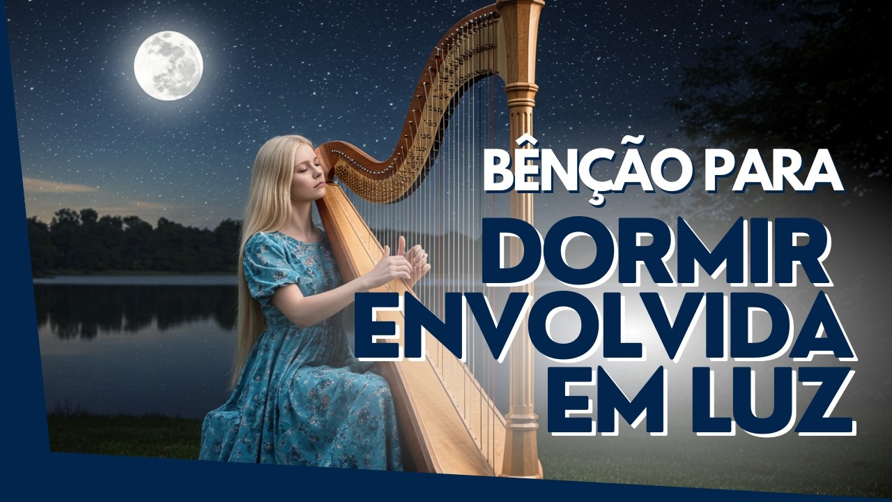 Bênção para Dormir em Paz | Música de Harpa e Oração Noturna