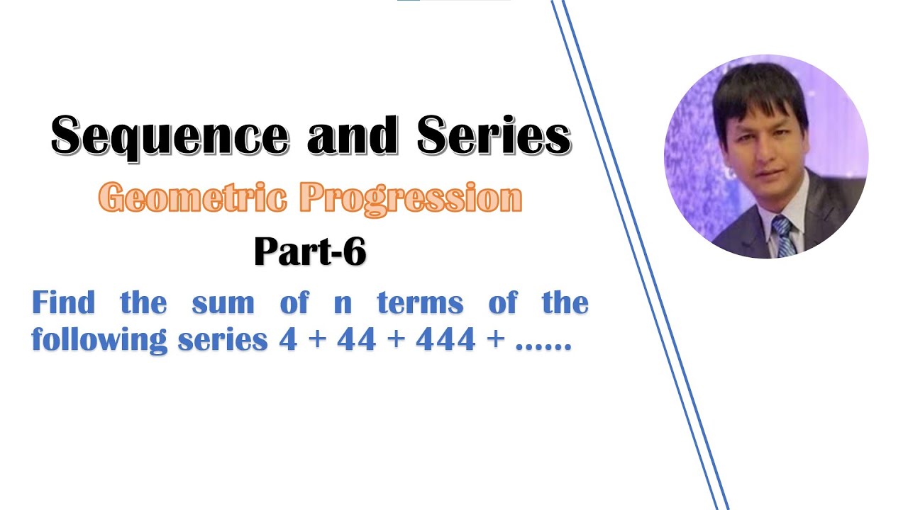 Geometric Progression Find The Sum Of N Terms Of The Following Series geometric-progression-find-the-sum-of-n-terms-of-the-following-series