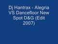 Dj hantrax  alegria vs dancefloor new spot dg edit 2007