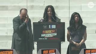 'Restore the dream.' MLK granddaughter March on Washington address cites his 'I have a dream' speech