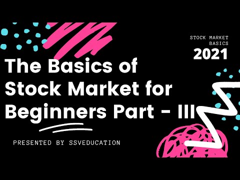 stock market for beginner - III - 2021 | stock market | how to start investing in stock market