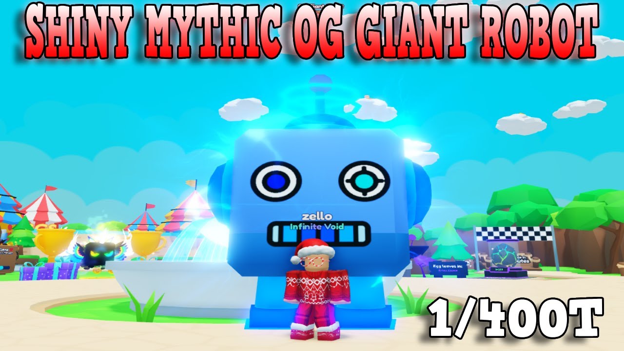Showcasing SHINY MYTHIC OG Giant Robot | BGSI