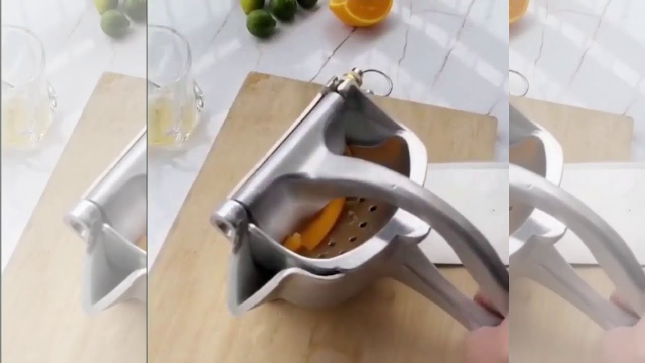 HEAVY DUTY HAND PRESS FRUIT JUICER. Fixfeels YouTube