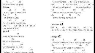No Longer A Slave Bethel Music Chords Youtube No Longer A Slave Bethel Music Chords Youtube