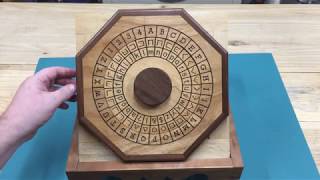 New Cipher Wheel Designs by Cryptic Woodworks 611 views 5 years ago 3 minutes, 7 seconds