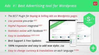 ADS - Modern WordPress Ad Plugin | Codecanyon Scripts and Snippets