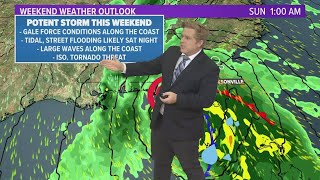 Potent December storm across the First Coast this weekend