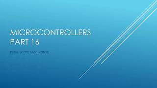 Microcontrollers (part 16)