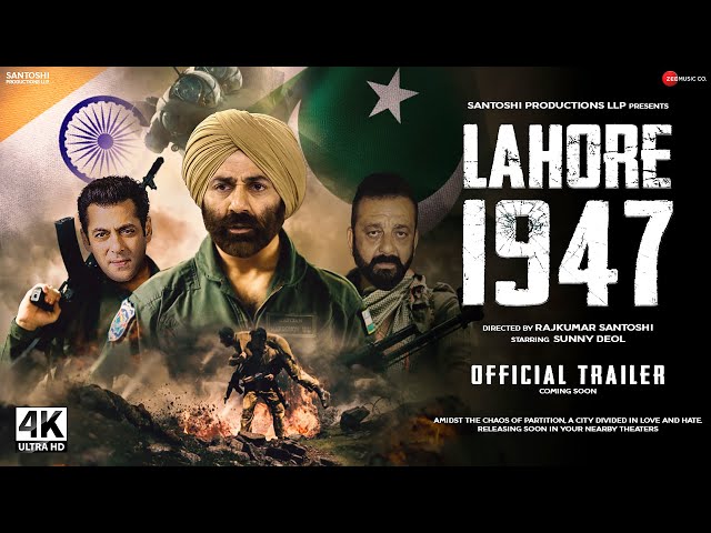 Lahore 1947 | Official Trailer | Sunny Deol | Salman khan | Sanjay Dutt |  Rajkumar Santoshi Updates