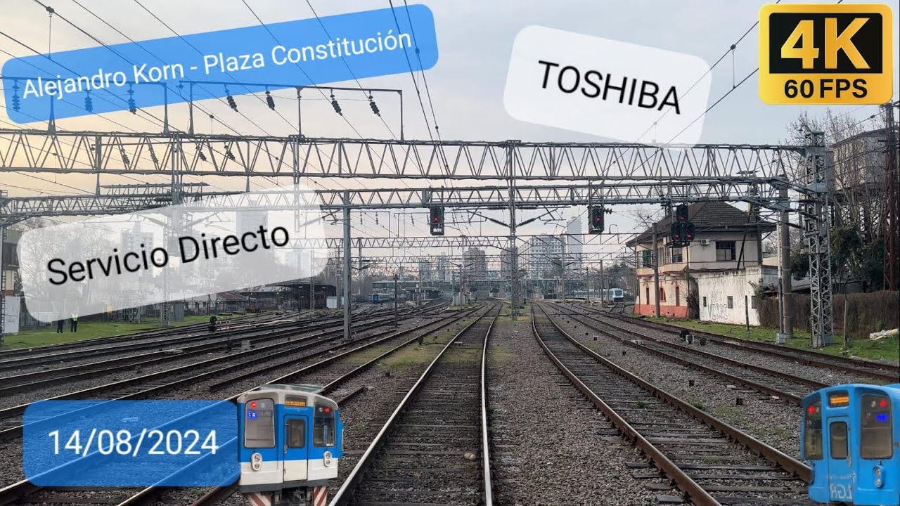 Cabview | Trenes Argentinos | A. Korn - P. Constitución | 14/08/24 