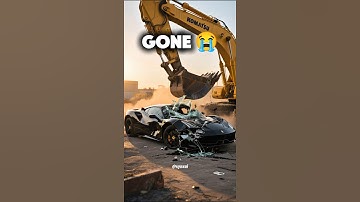 This Should Be a CRIME 🚔😤 #shorts #ai #aishorts #usa #luxurycars #ferrari #excavator #carcrash