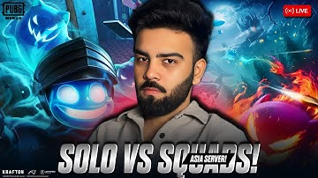 BGMI 4.0 UPDATE LIVE | SOLO VS SQUAD WITH REGRETS 🔥 #bgmilive #pubglive
