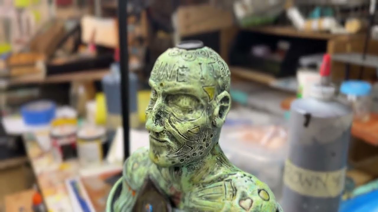 Curiosity as a Compass Sculpture By Artist Rafi Perez