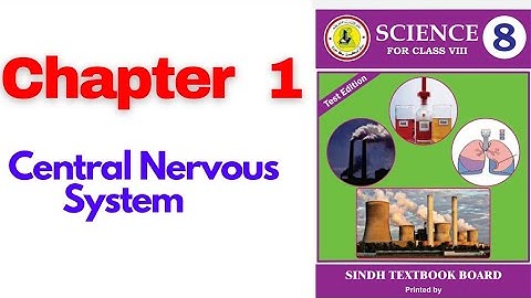Central Nervous System, CNS Chapter 1, Science  Class 8