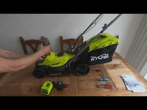 ryobi 18v 33cm lawnmower 