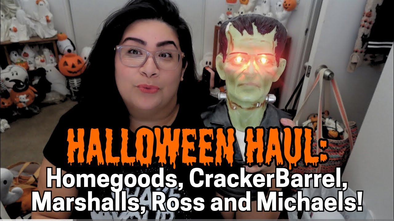 🎃 Halloween Haul: Homegoods, CrackerBarrel, Marshalls, Ross and Michaels!