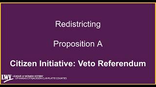 Missouri Proposition A, a veto referendum regarding Missouri congressional redistricting.