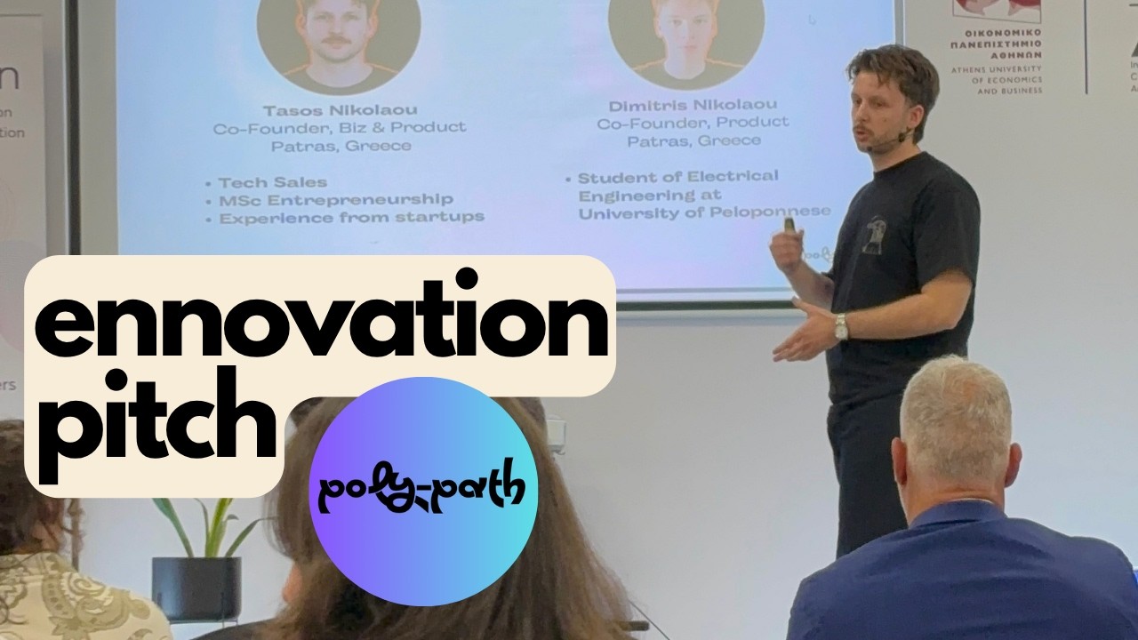 Παρουσιάσαμε το Poly-path στον διαγωνισμό Ennovation!