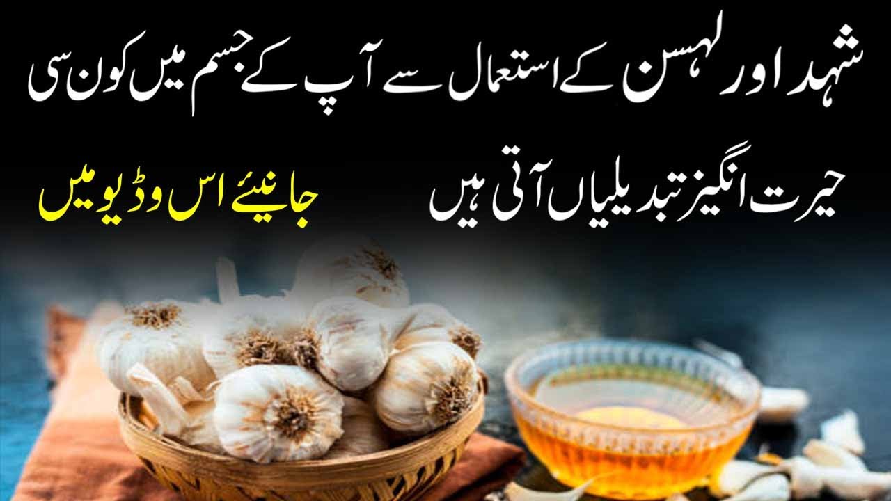 Amazing Health Benefits Garlic and Honey In Urdu YouTube