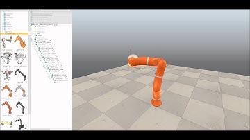 V-REP Inverse Kinematics Test