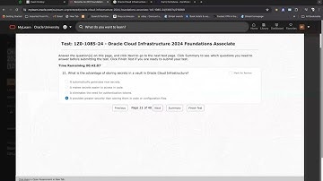 Oracle Cloud Infrastructure 2024 Foundations Associate Exam Number: 1Z0-1085-24 Answers
