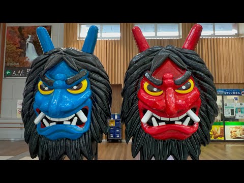 秋田名物🚄弥助御膳冷蕎麦なまはげ👹