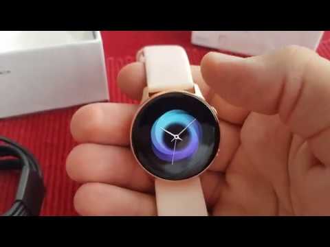 samsung galaxy watch rose gold unboxing