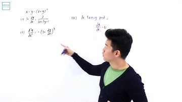 A Level H2 Maths 2012 Paper 1 Q 8 iii