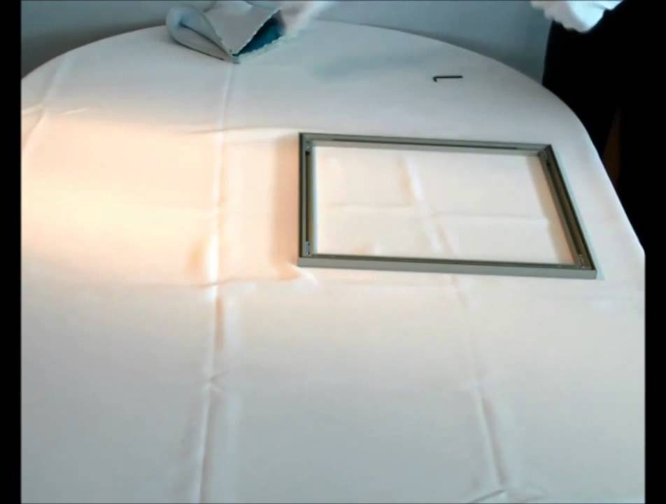 Montage Du Cadre Mural Wall Frame Youtube