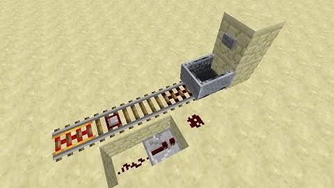 Minecraft: Easy to make minecart station
