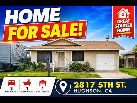 2817 5th St, Hughson, CA home video tour