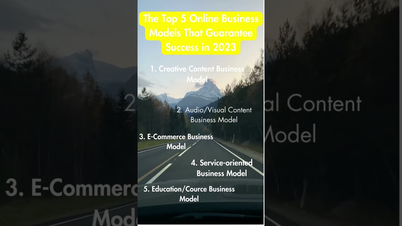 Top 5 Online Business Success Models in 2023!