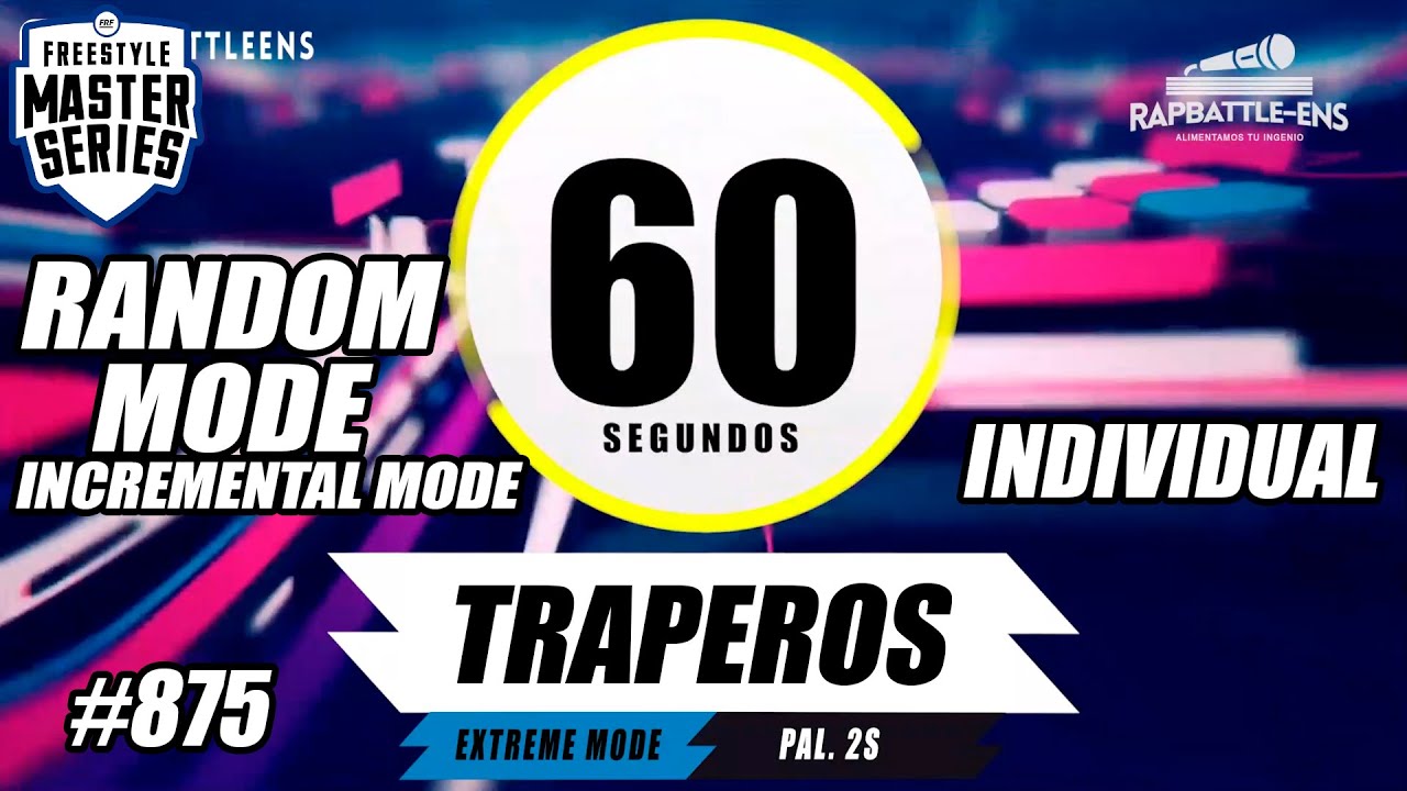 🎤 FORMATO FMS INDIVIDUAL 🔥 Base de Rap Para Improvisar | EJERCICIO FREESTYLE | RAPBATTLE-ENS #875