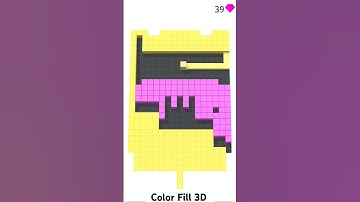 Color Fill 3D Level16 #colorfill3d #colorfill #puzzle #gameplaywalkthrough #viralshort #short #video