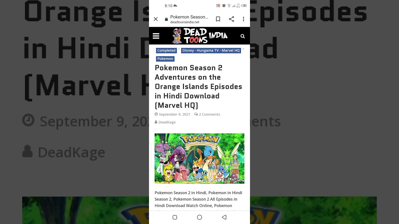 Pokemon season 2 all episodes in hindi dubbed 🤩