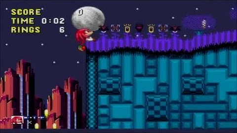 Sonic 2: Return of Shadow-Nightside Atoll Speedrun (1:11 with Knuckles)