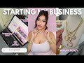 Launching My Jewelry Business ♡ Entrepreneur Vlog, Inventory Haul and BTS + MORE