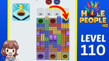 Hole People Level 110 Solution Walkthrough