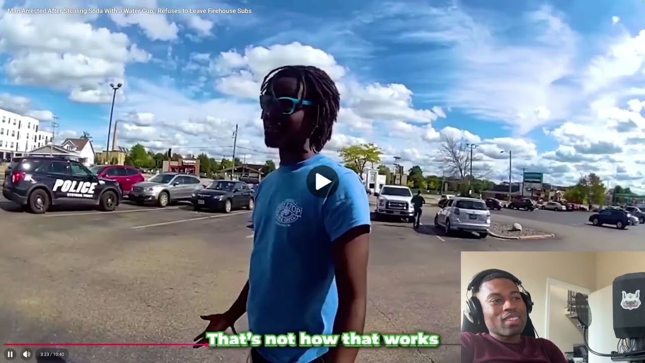 Man Gets Locked Up Over a Water Cup Reaction