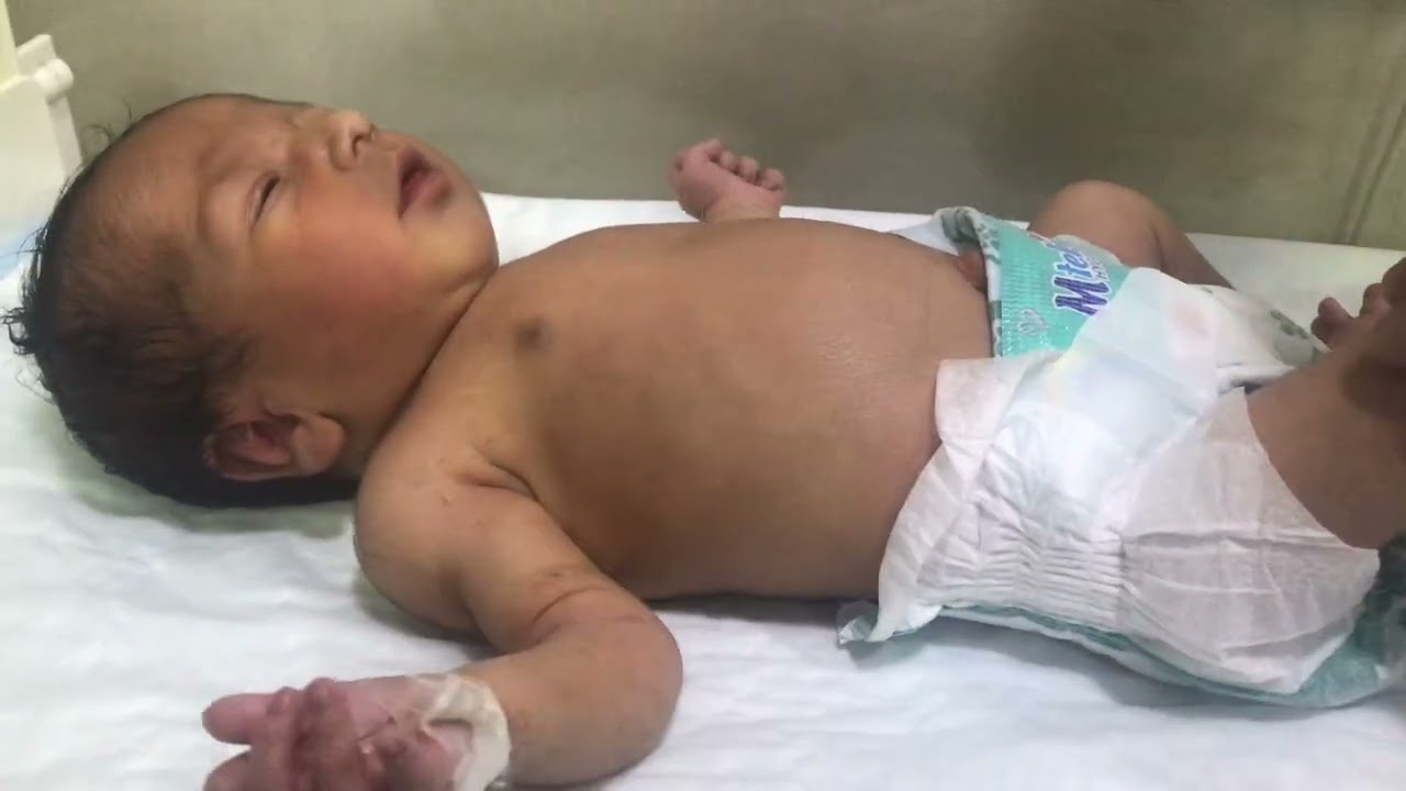 Newborn baby take rest after feeding #nicubaby #cutebaby #hospital 