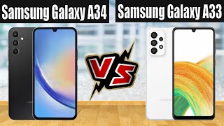 Samsung Galaxy A34 vs Samsung Galaxy A33 5G