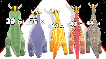 Dino Rush Evolution Level Up Dinosaur 3D Running Part_2 Gameplay (New Game) 2024