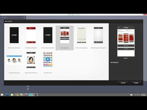 Umajin App Creator Platform Components