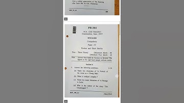 MA English Semester 2 Question Paper #english #questionpaper #maenglish #maenglishnotes #shorts