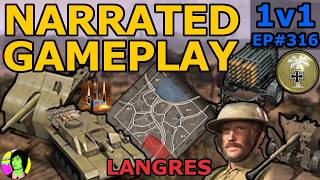 CoH3 | Cannons both big and little | Narrated Gameplay 1v1 Deutsches Afrikakorps EP#316